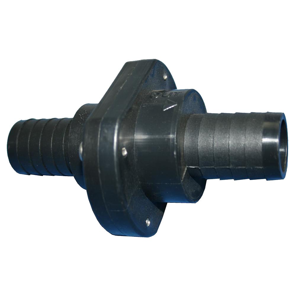 T-H Marine Supplies T-H Marine Double Barb Inline Scupper Check Valve - 1-1/8" - Black Marine Plumbing & Ventilation