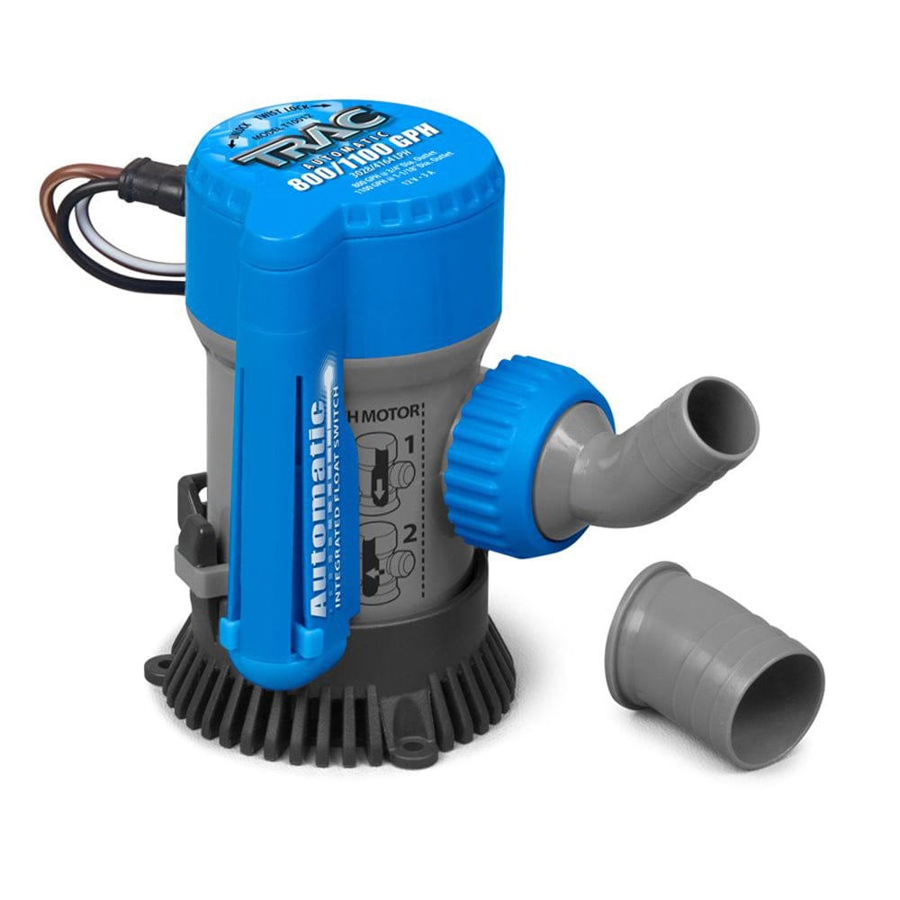 TRAC Outdoors TRAC Bilge Pump - Automatic - 800/1100GPH - 3/4" & 1-1/8" Outlets Marine Plumbing & Ventilation