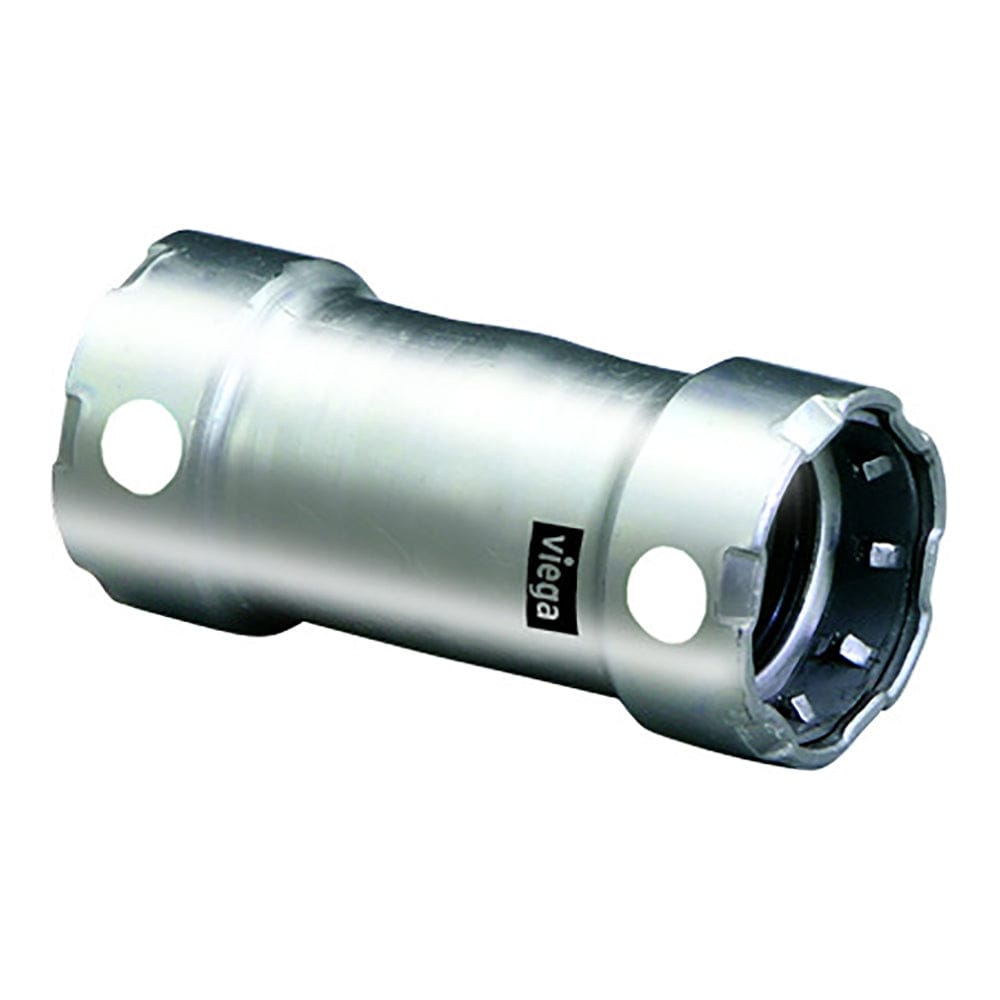 Viega Viega MegaPress 3/4" Stainless Steel 304 Coupling w/o Stop - Double Press Connection - Smart Connect Technology Marine Plumbing & Ventilation
