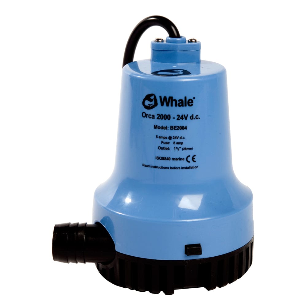 Whale Marine Whale Orca 2000 GPH Submersible Bilge Pump 12V Marine Plumbing & Ventilation