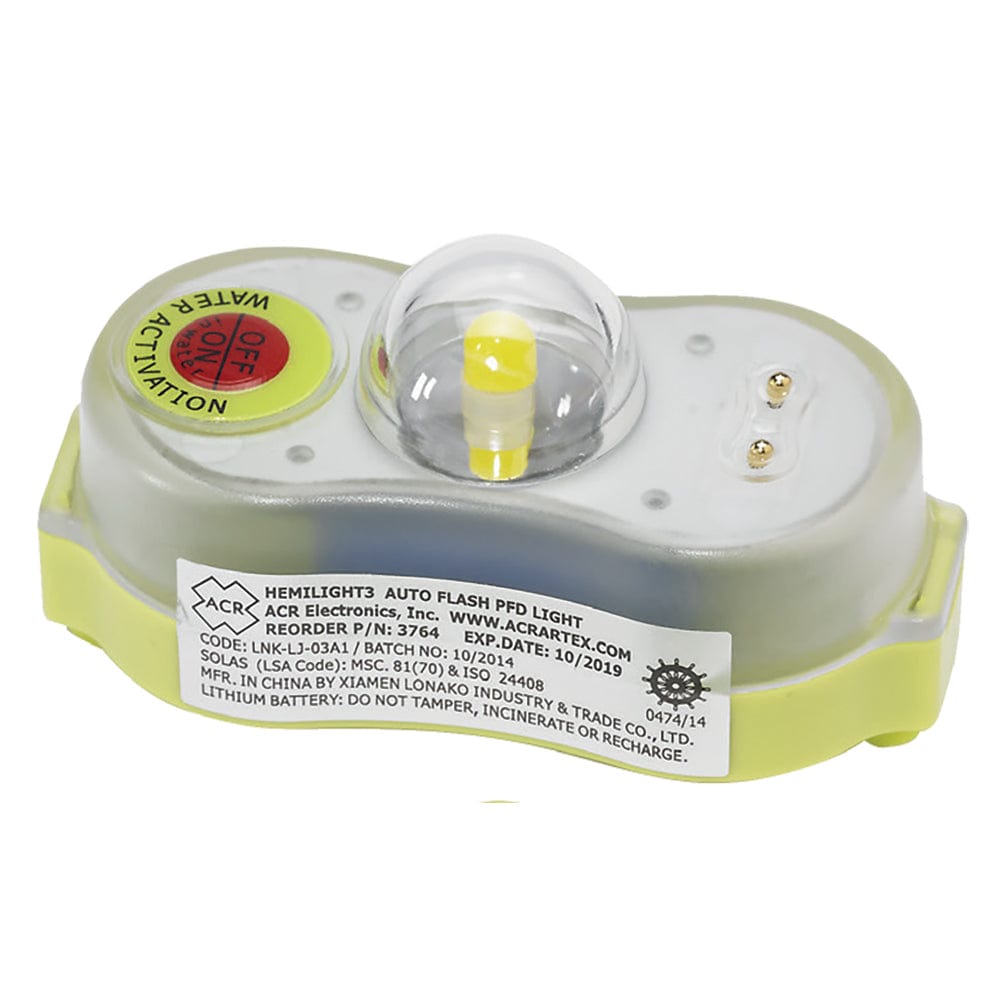 ACR Electronics ACR HemiLight 3 - Automatic Survivor Locator Light Marine Safety