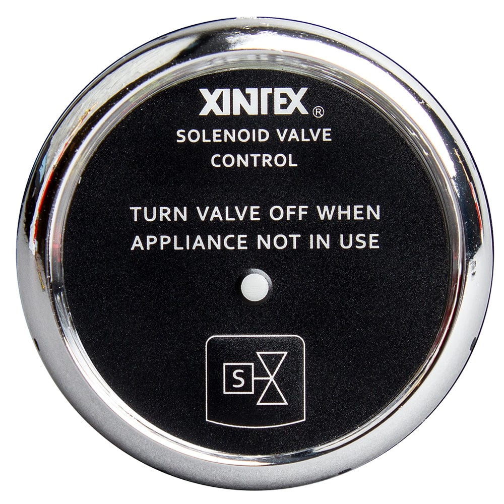 Fireboy-Xintex Xintex Propane Control & Solenoid Valve w/Chrome Bezel Display Marine Safety