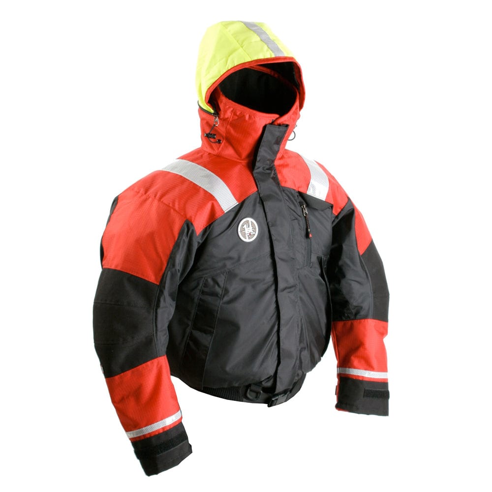 First Watch First Watch AB-1100 Flotation Bomber Jacket - Red/Black - X-Large Marine Safety