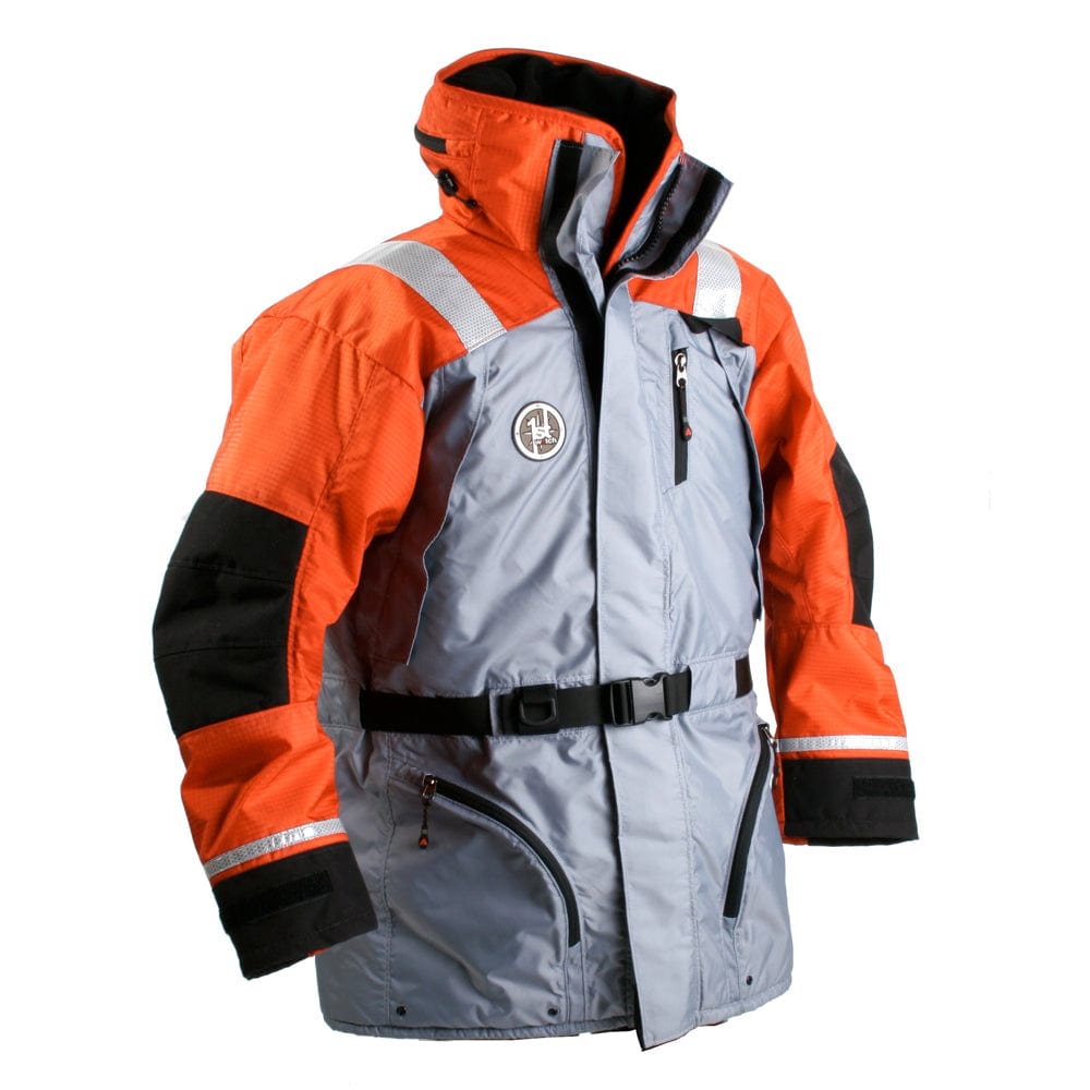 First Watch First Watch AC-1100 Flotation Coat - Orange/Grey - Large Marine Safety