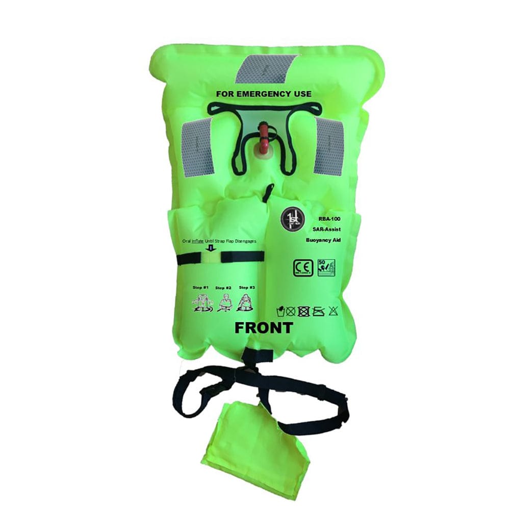 First Watch First Watch Micro Inflatable Emergency Vest - Hi-Vis Yellow Marine Safety