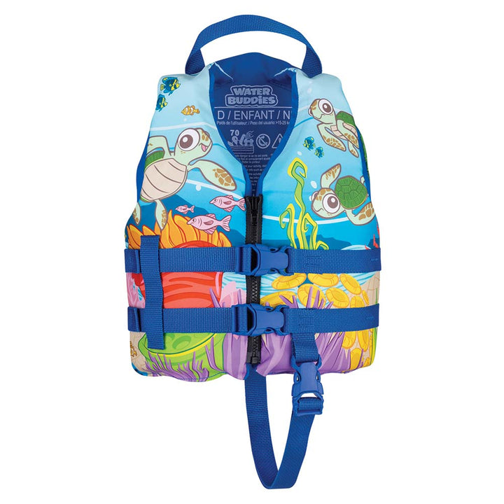 Full Throttle Full Throttle Water Buddies Vest - Child 30-50lbs - Turtle Marine Safety