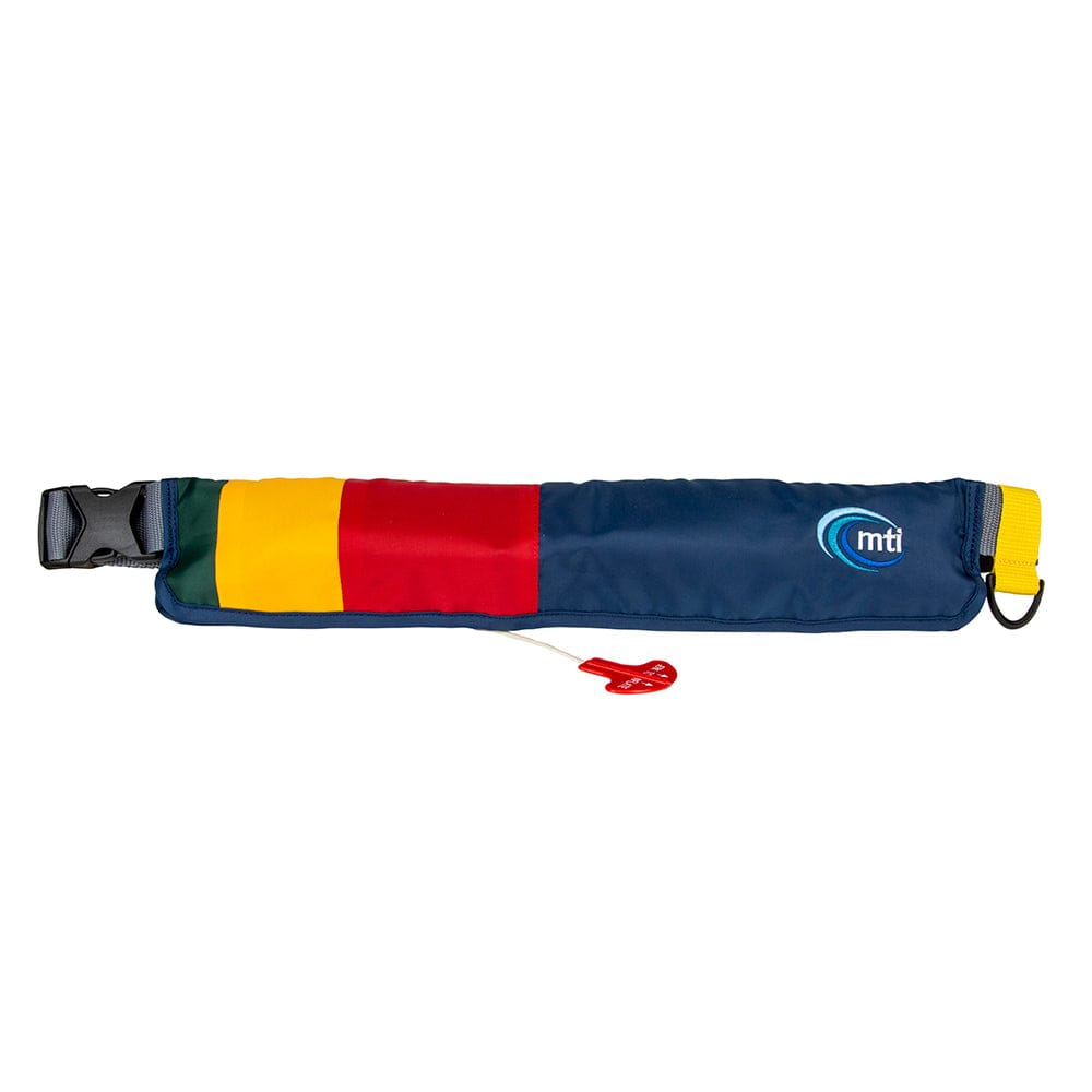 MTI Life Jackets MTI 16G Inflatable Belt Pack - Manual - Rasta Stripe Marine Safety