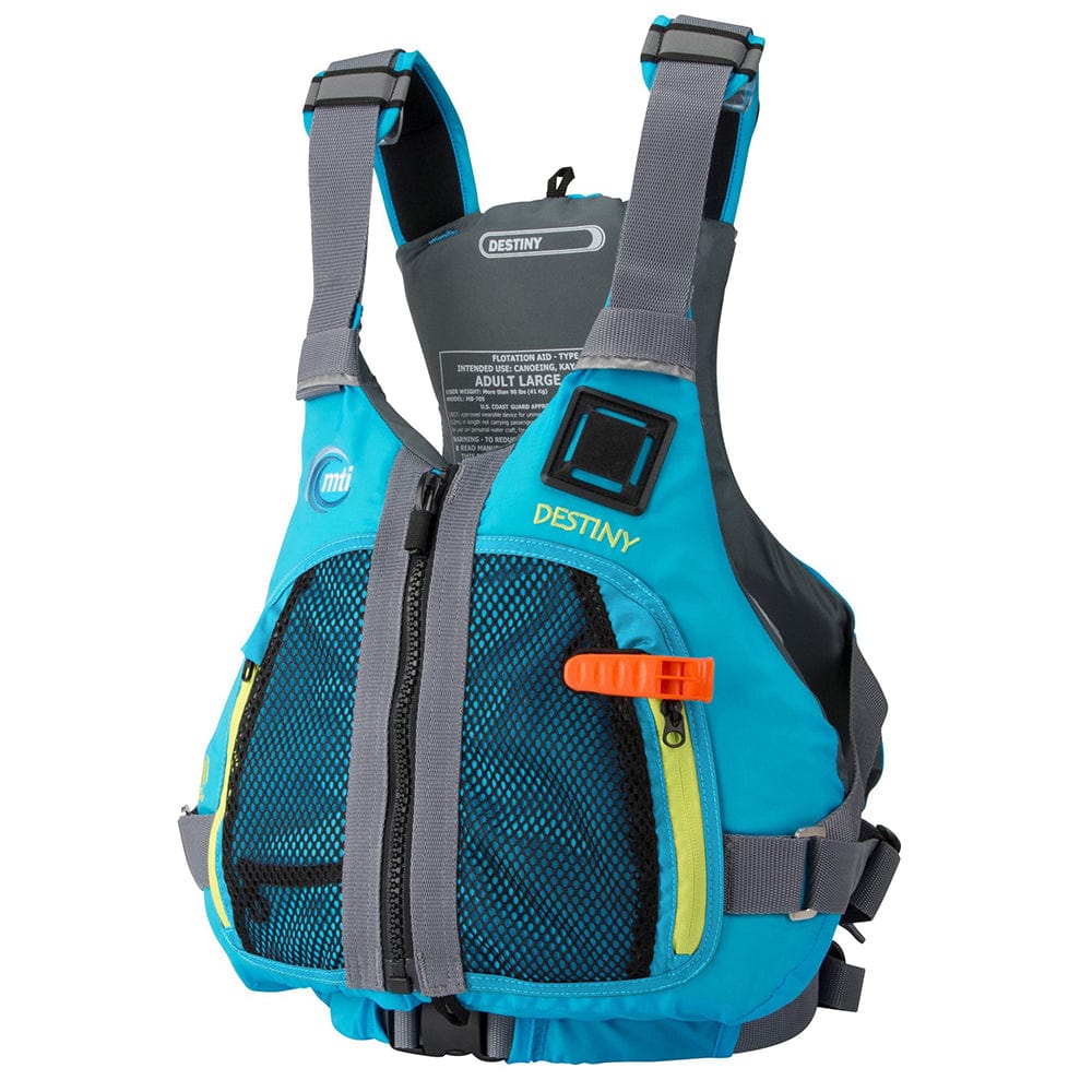 MTI Life Jackets MTI Destiny Women's Life Jacket - Tropical Blue - Small/Medium Marine Safety