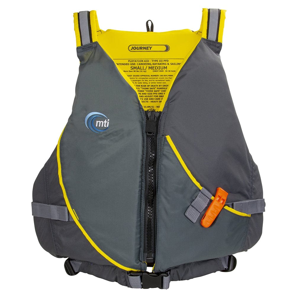 MTI Life Jackets MTI Journey Life Jacket w/Pocket - Charcoal/Black - Medium/Large Marine Safety
