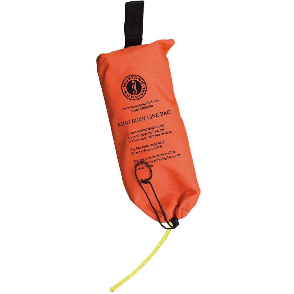 Mustang Survival Mustang 90' Ring Buoy Line w/Throw Bag Marine Safety