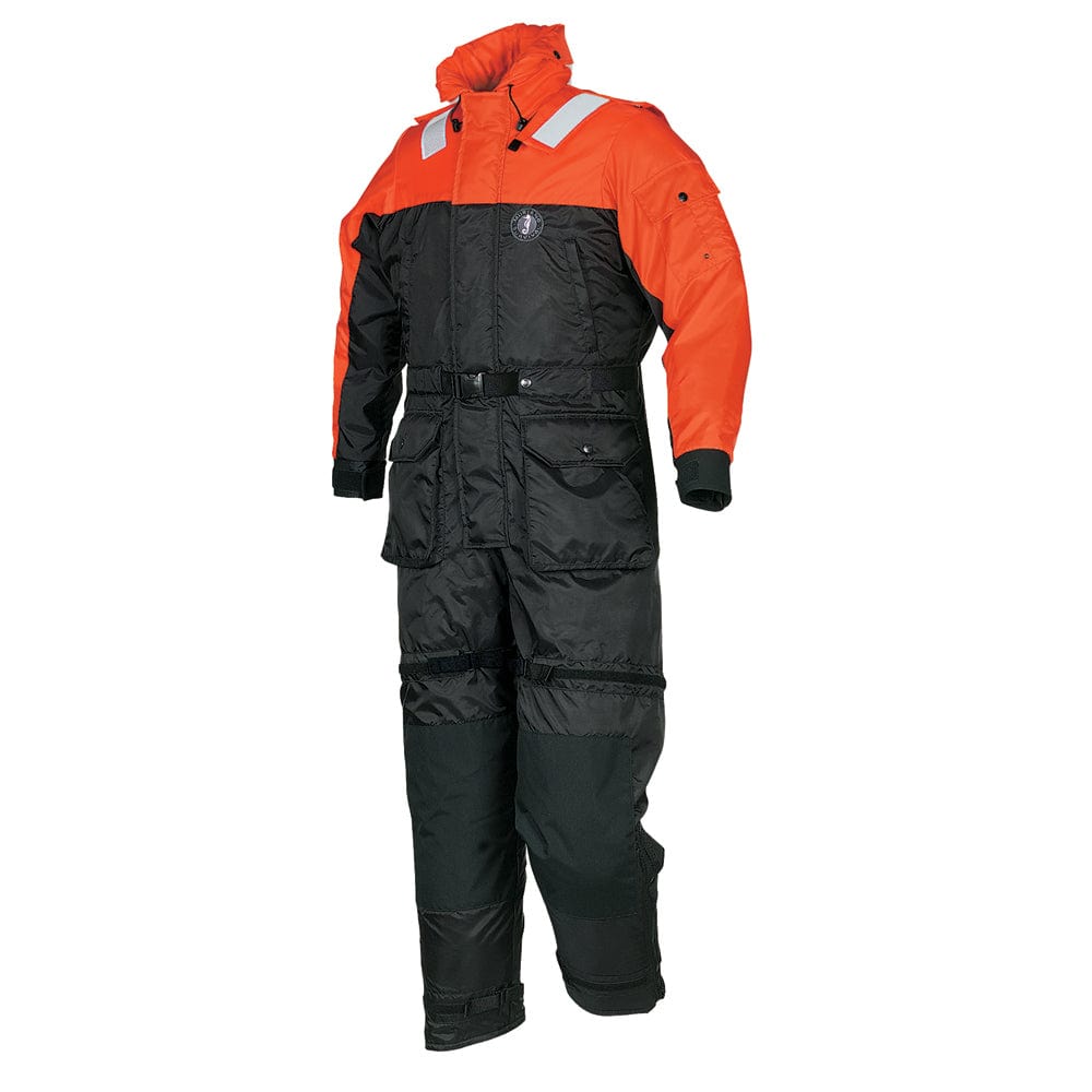 Mustang Survival Mustang Deluxe Anti-Exposure Coverall & Work Suit - Orange/Black -XL Marine Safety