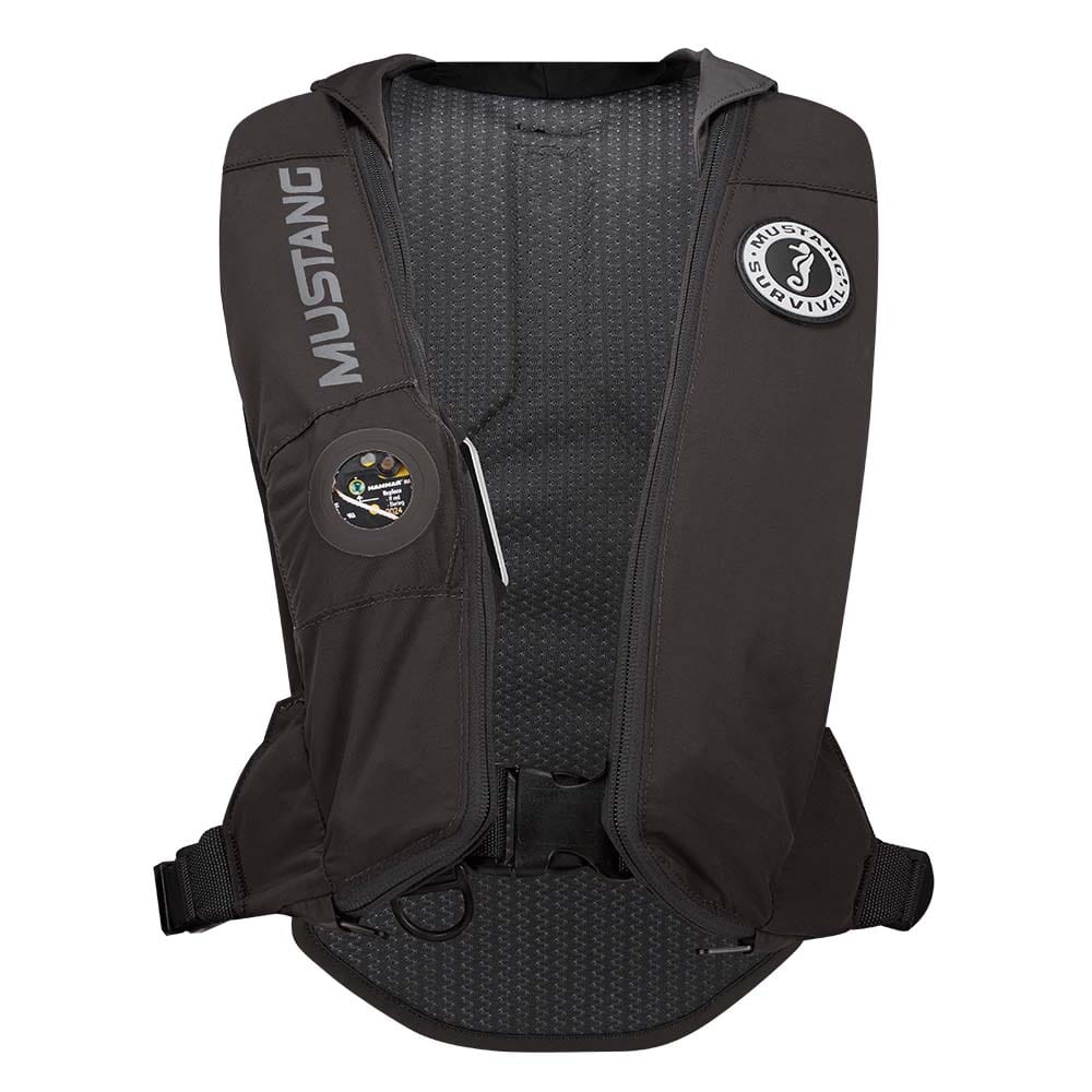 Mustang Survival Mustang Elite 28 Hydrostatic Inflatable PFD - Black Marine Safety