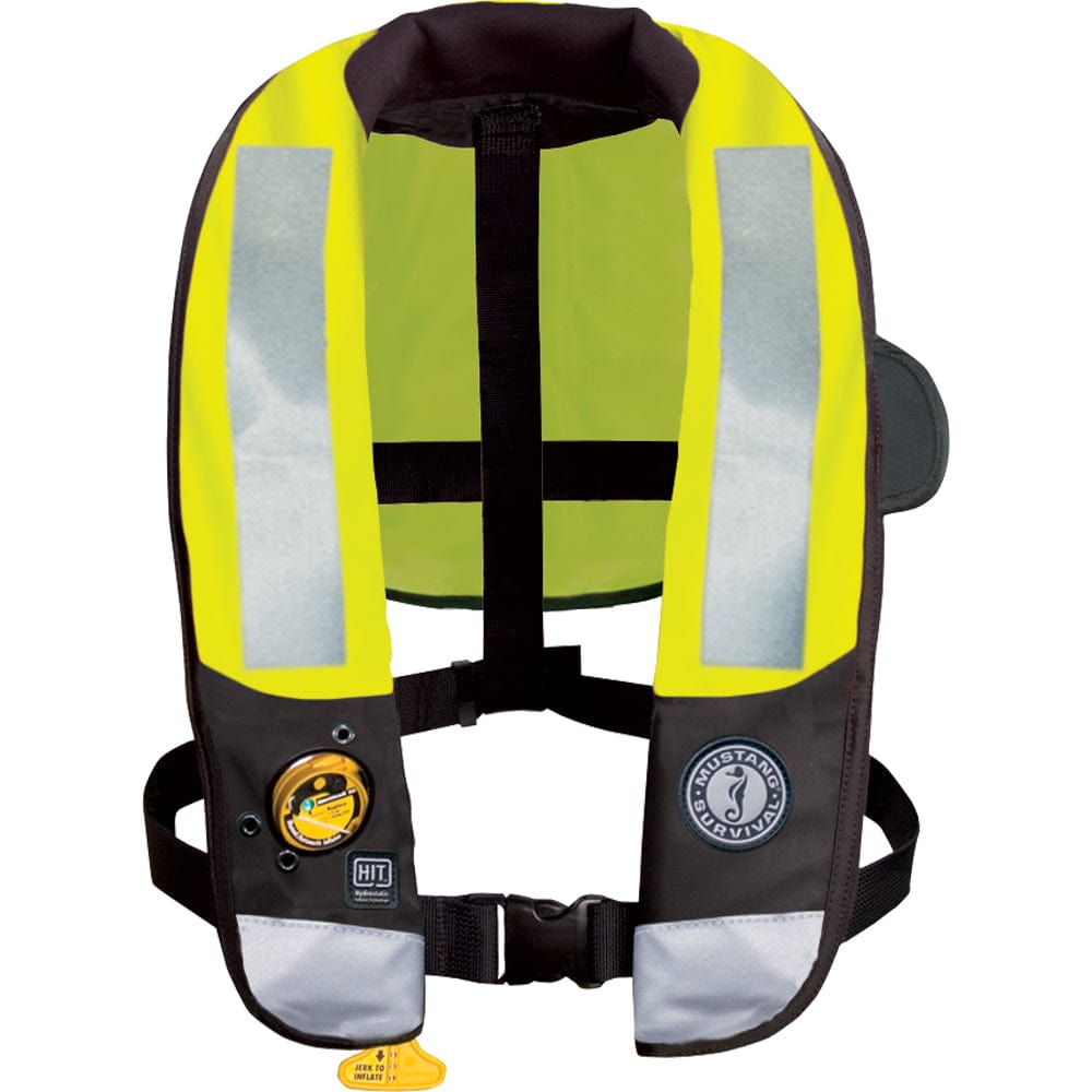 Mustang Survival Mustang HIT High Visibility Inflatable PFD - Fluorescent Yellow Green Marine Safety