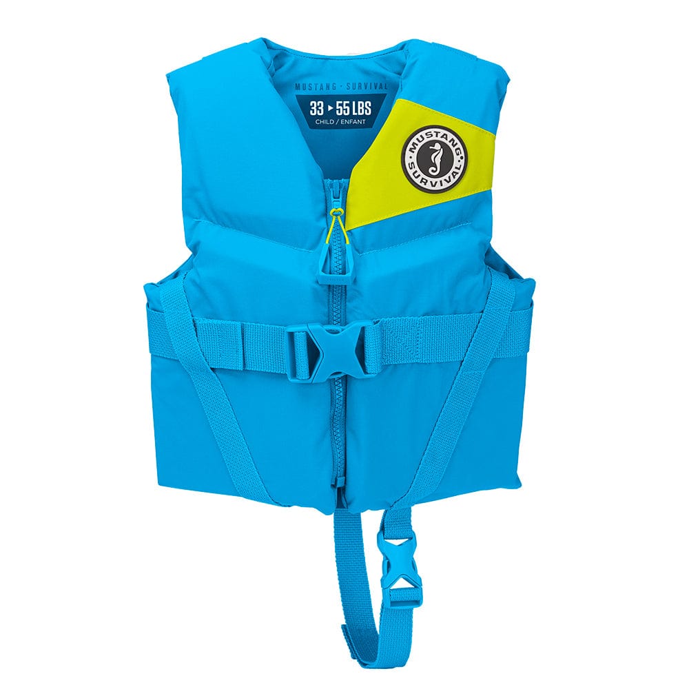Mustang Survival Mustang Rev Child Foam Vest - Azure Blue Marine Safety