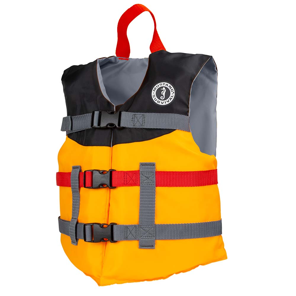 Mustang Survival Mustang Youth Livery Foam Vest - Mango/Black - 50-90lbs Marine Safety