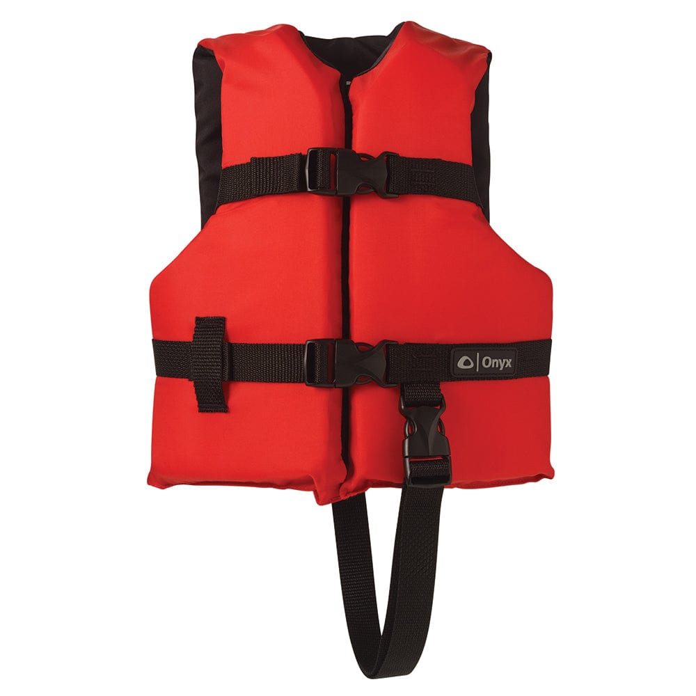 Onyx Outdoor Onyx Nylon General Purpose Life Jacket - Child 30-50lbs - Red Marine Safety