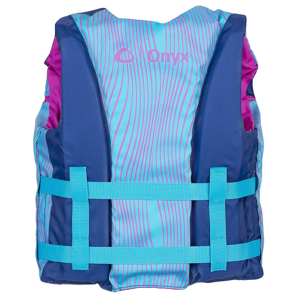 Onyx Outdoor Onyx Shoal All Adventure Youth Paddle & Water Sports Life Jacket - Blue Marine Safety