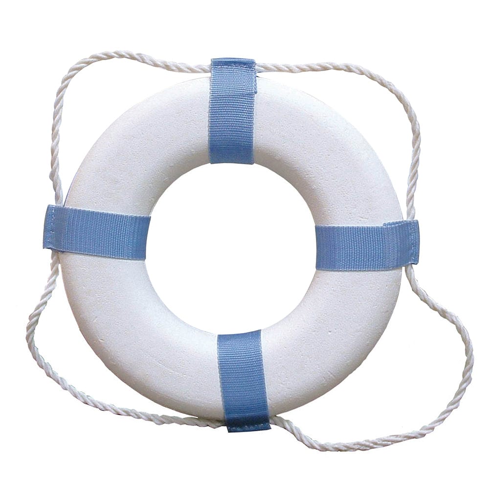Taylor Made Taylor Made Decorative Ring Buoy - 25" - White/Blue - Not USCG Approved Marine Safety