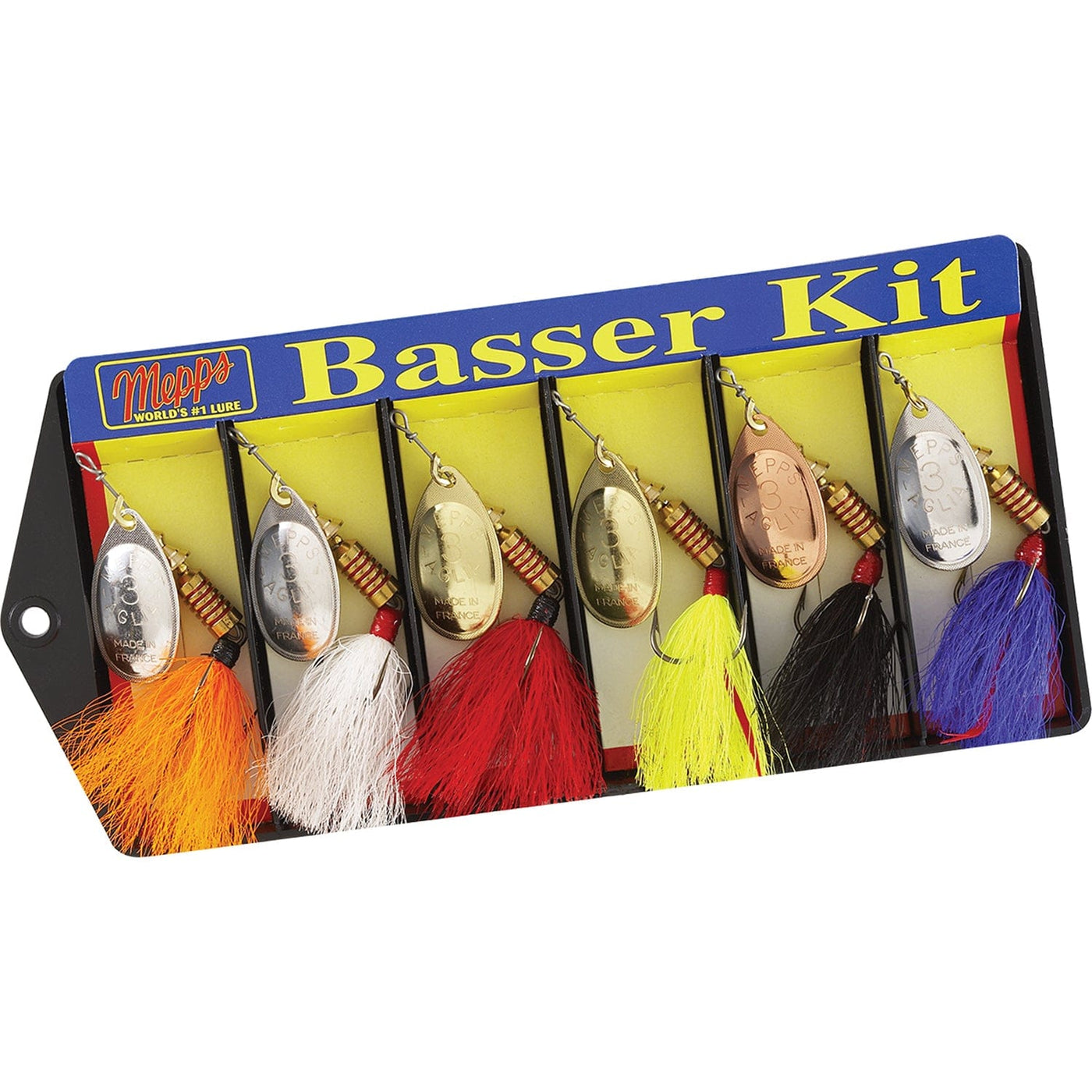 Mepps Mepps Basser Kit - Dressed  3 Aglia Assortment Fishing