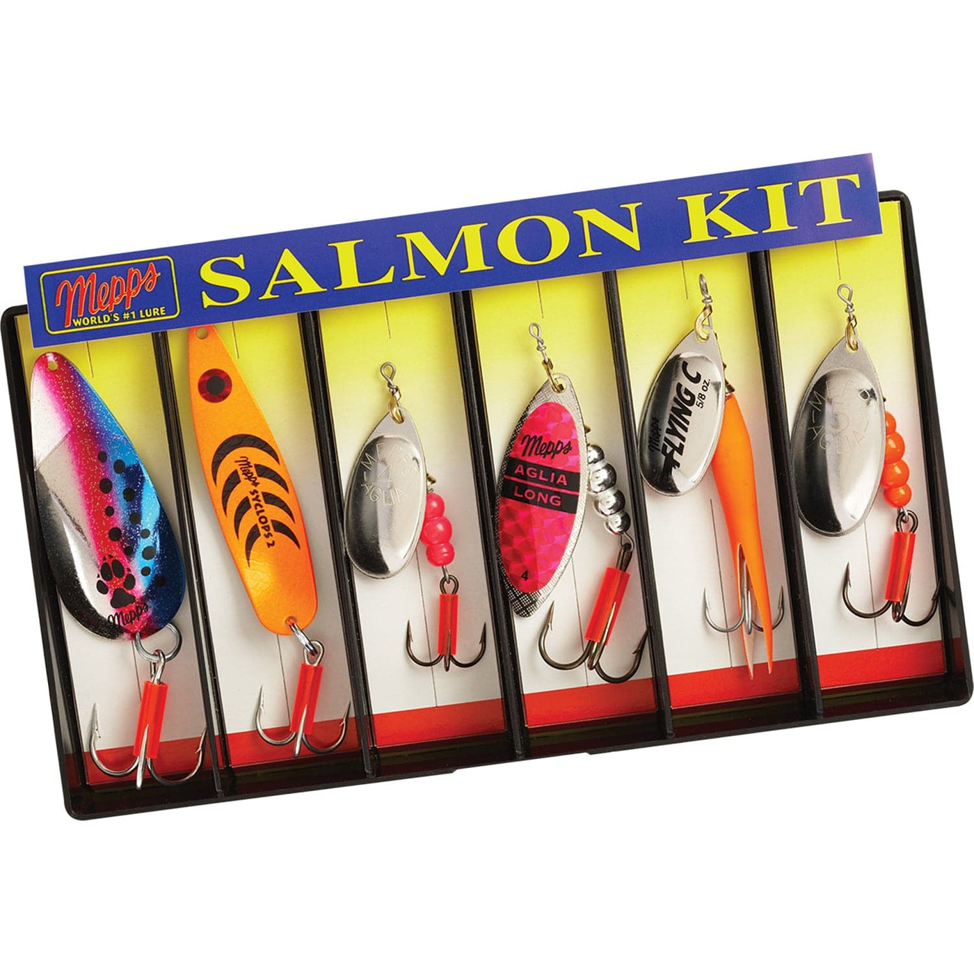 Mepps Mepps Salmon Kit - Plain Lure Assortment Fishing