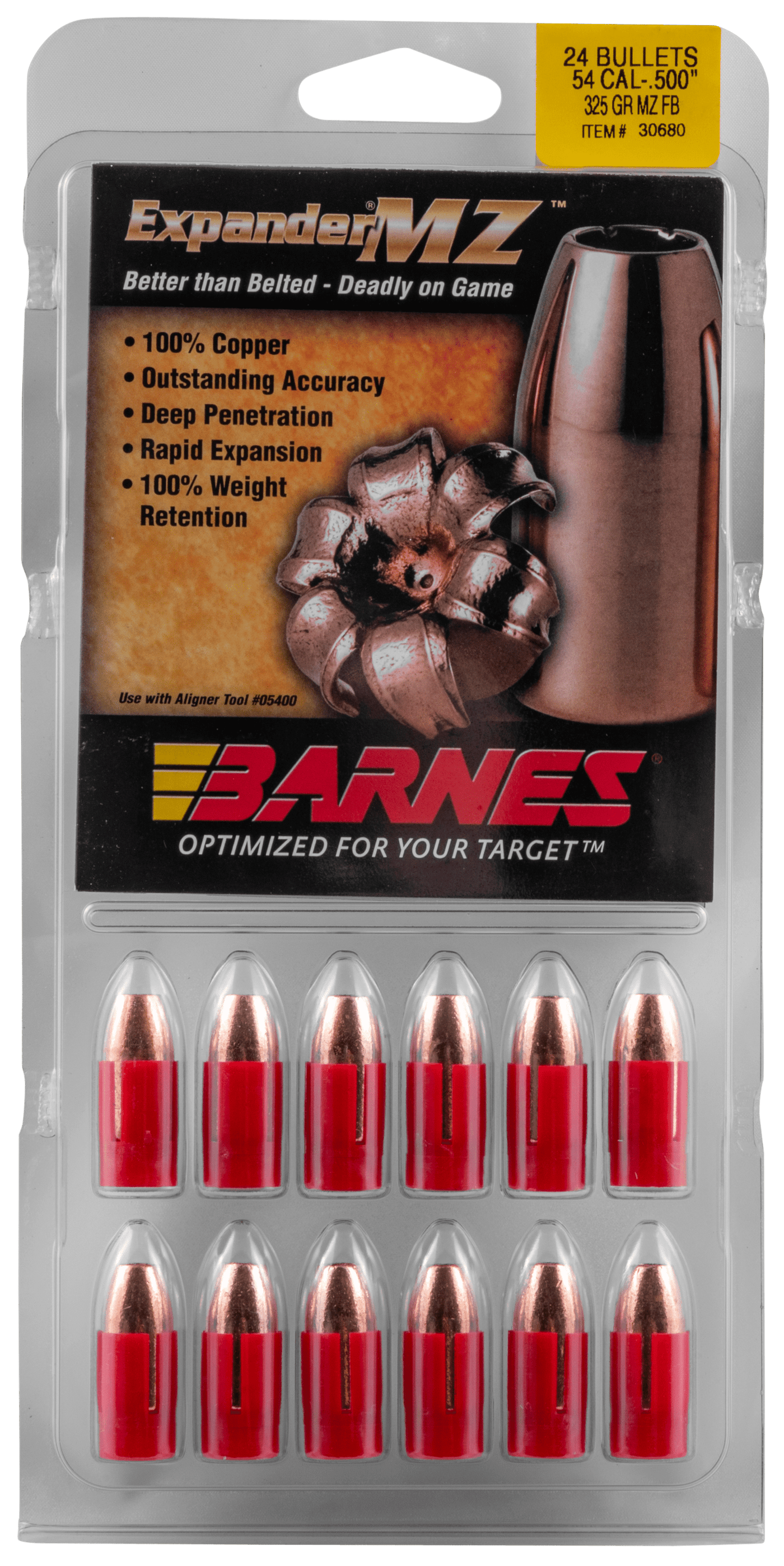 Barnes Bullets Barnes Bullets Expander Mz, Brns 30680 Expmz 54c 325 Exp        24 Muzzleloading
