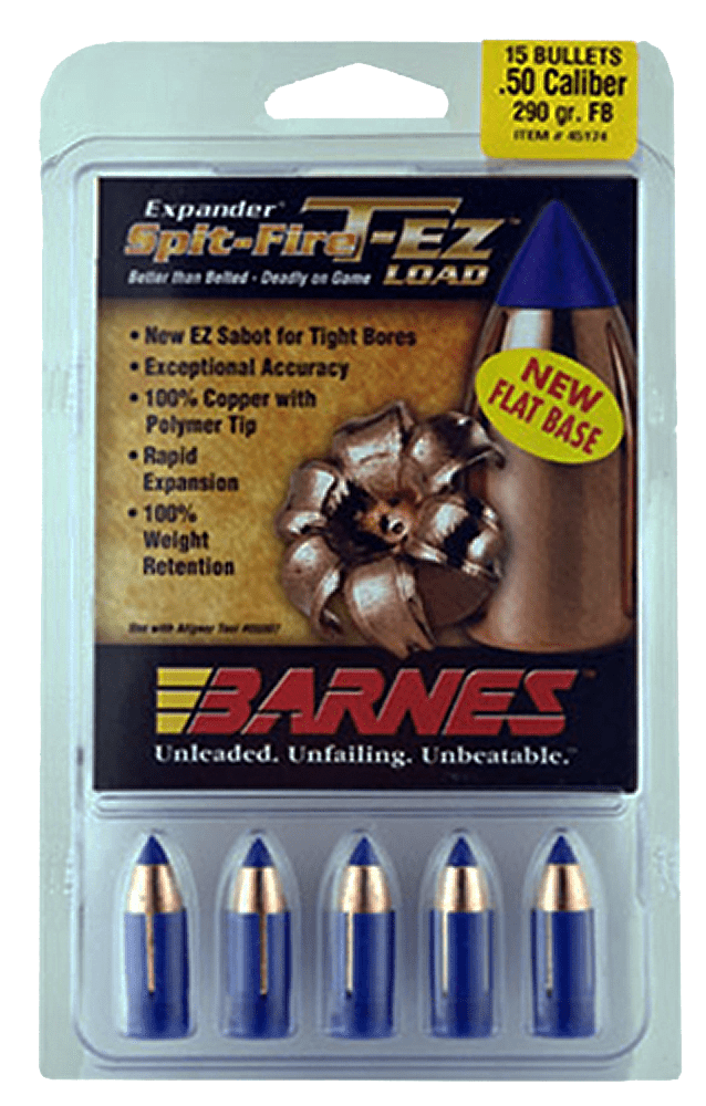 Barnes Bullets Barnes Bullets Spit-fire T-ez, Brns 30587 .451 50c 250 T-ez Fb     15 Muzzleloading