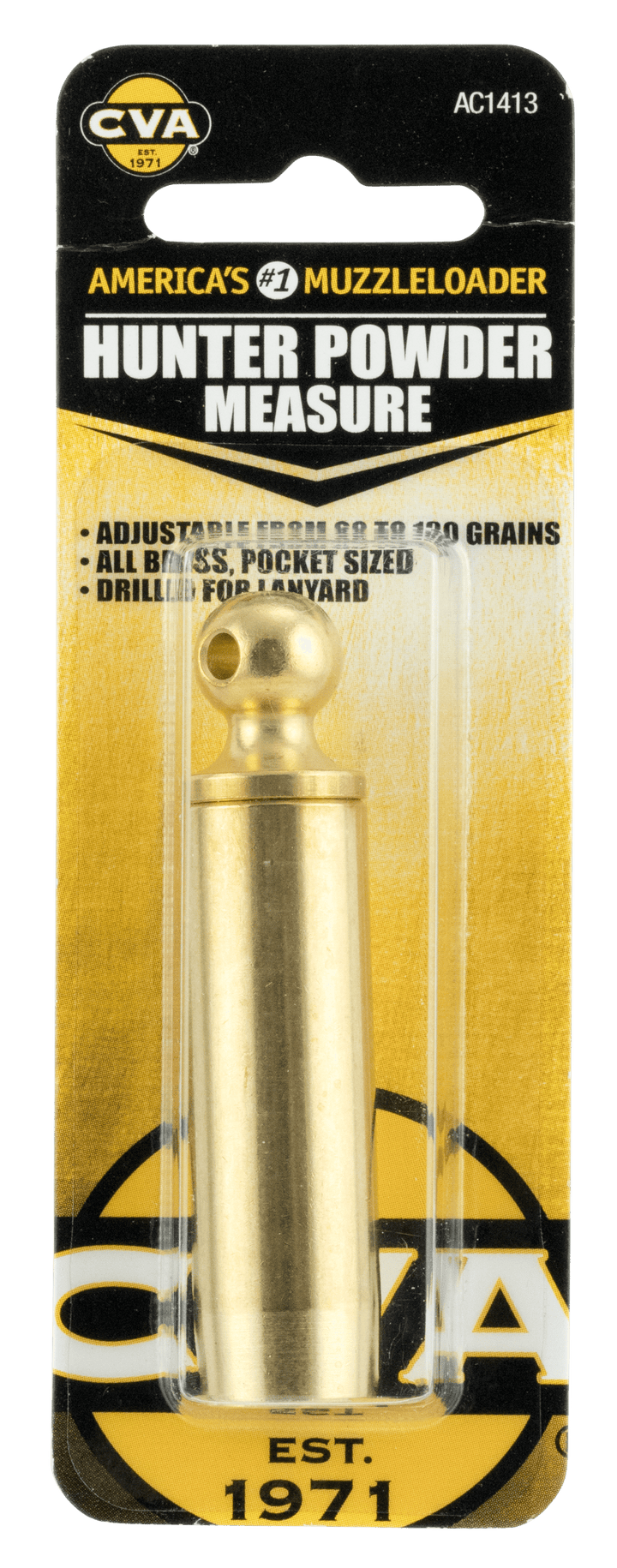 CVA Cva Powder Measure, Cva Ac1413    Hntr Pwdr Measure 50-120 Muzzleloading
