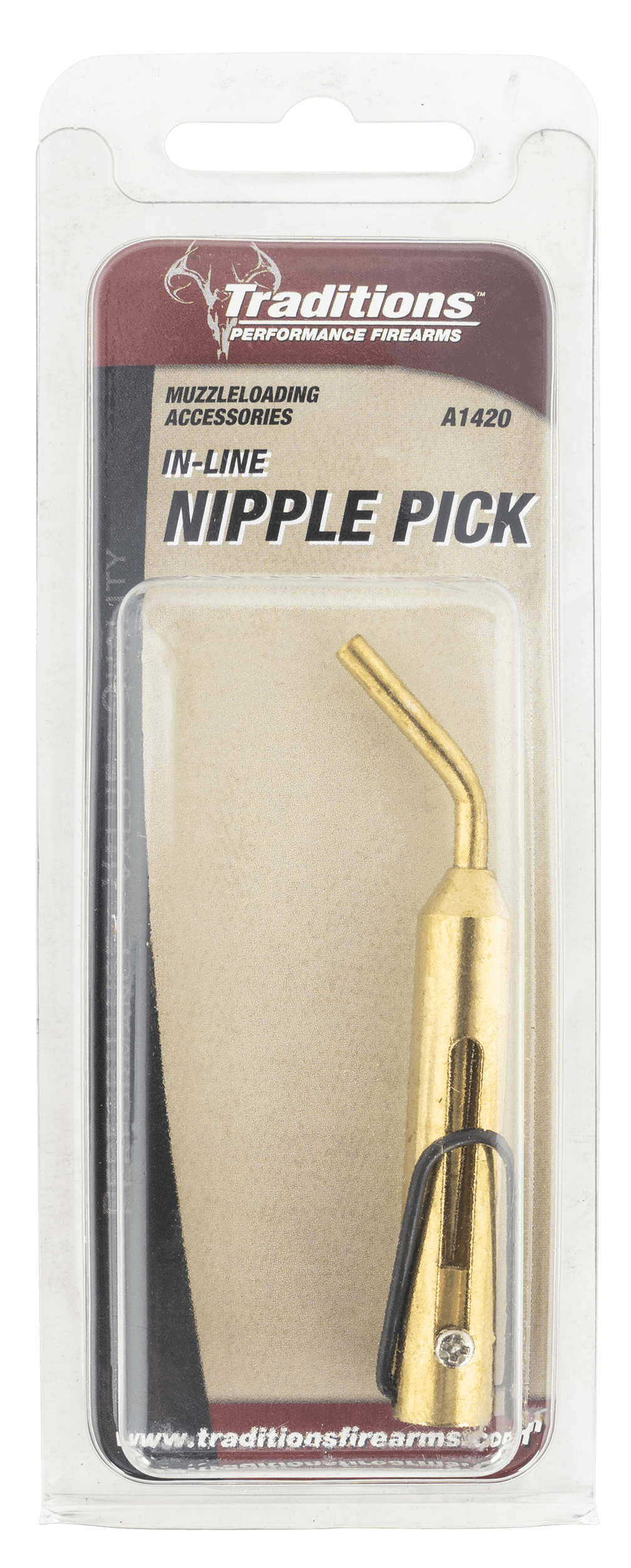 Traditions Traditions Nipple Pick, Trad A1420    Nipple Pick Inline Retractable Brass Muzzleloading