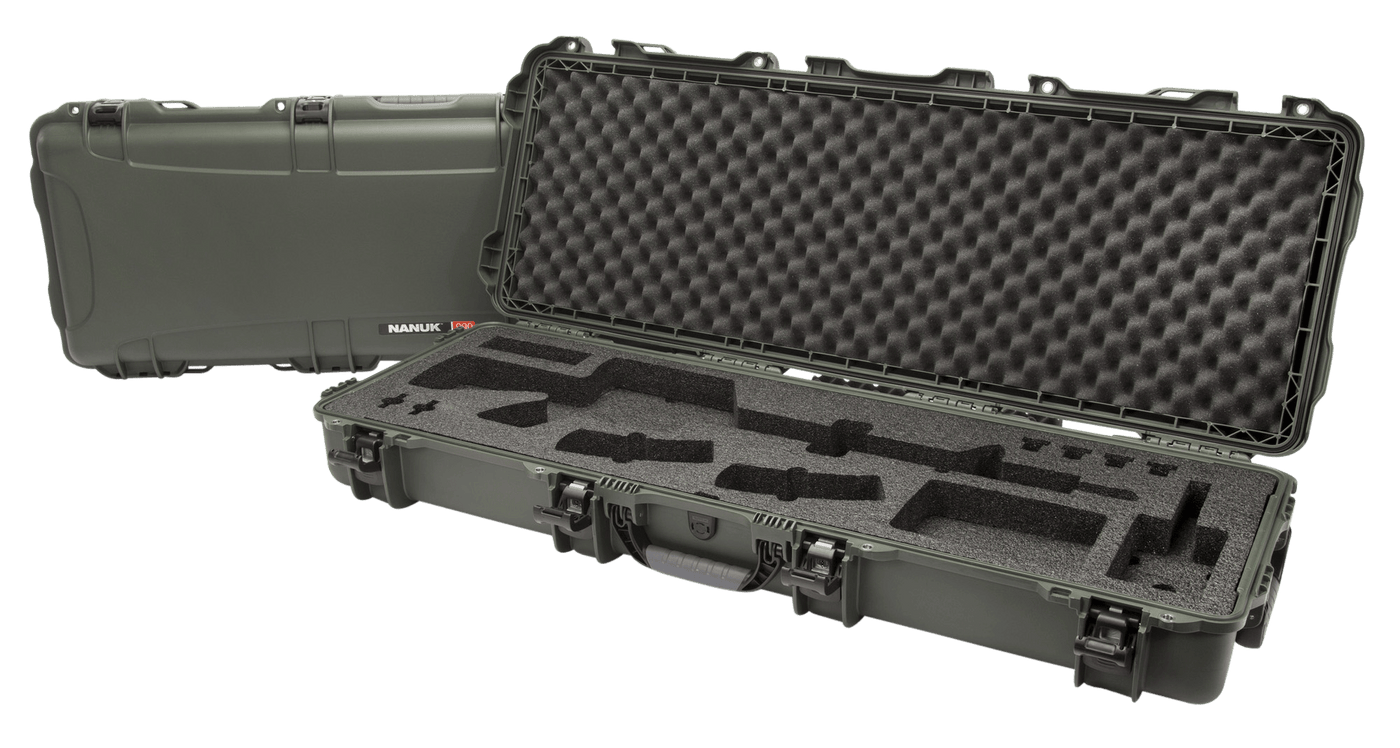 NANUK (PLASTICASE INC) Nanuk (plasticase Inc) 990, Nanuk 990ar06   Nanuk Case W/foam Ar Olive Firearm Accessories