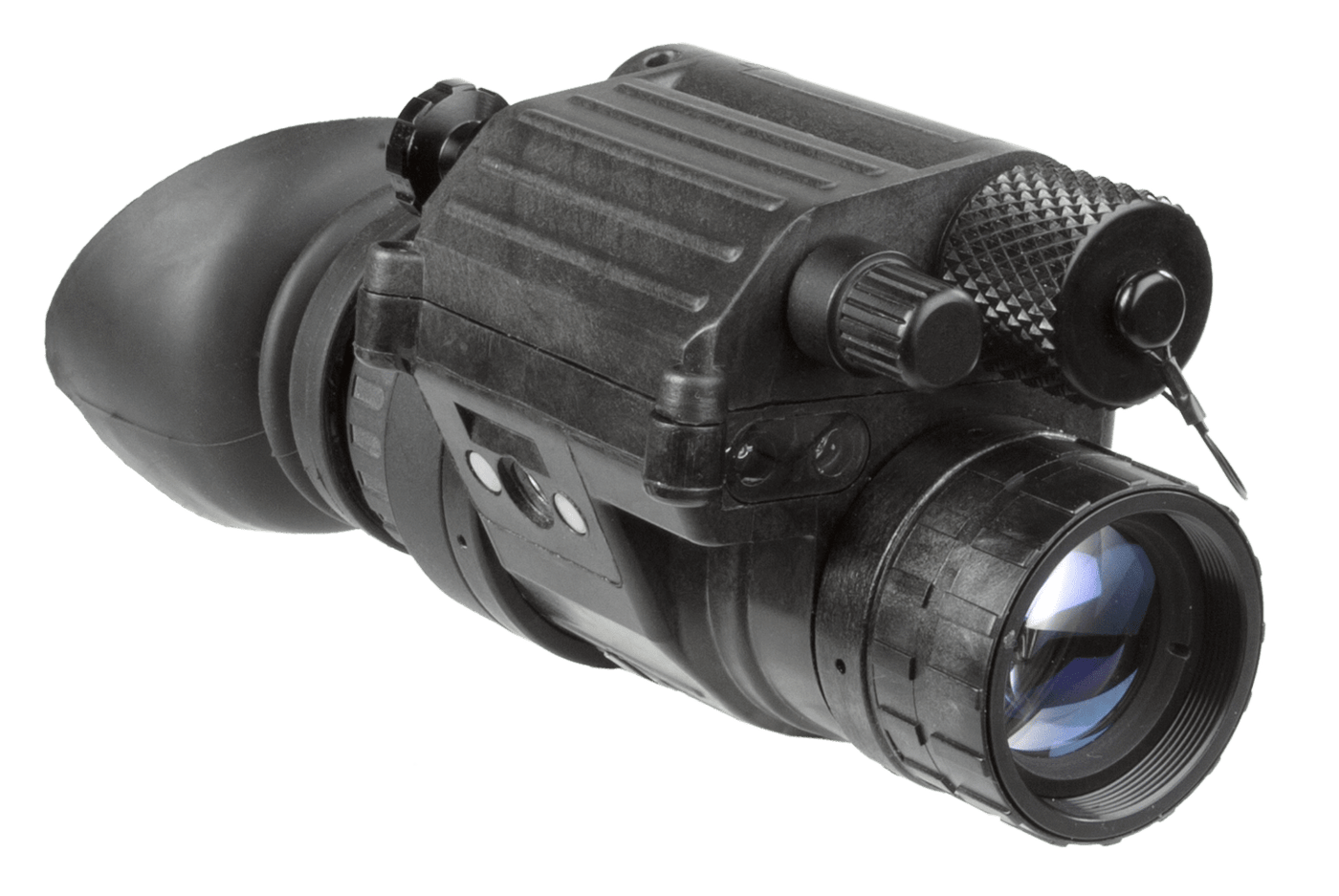 AGM GLOBAL VISION AGM Global Vision PVS-14 NL1 Night Vision Monocular/ Mountable Black 1x26mm 40 Degrees FOV Generation 2+ Level 1 51-64 lp/mm Resolution 11P14122453011 Optics