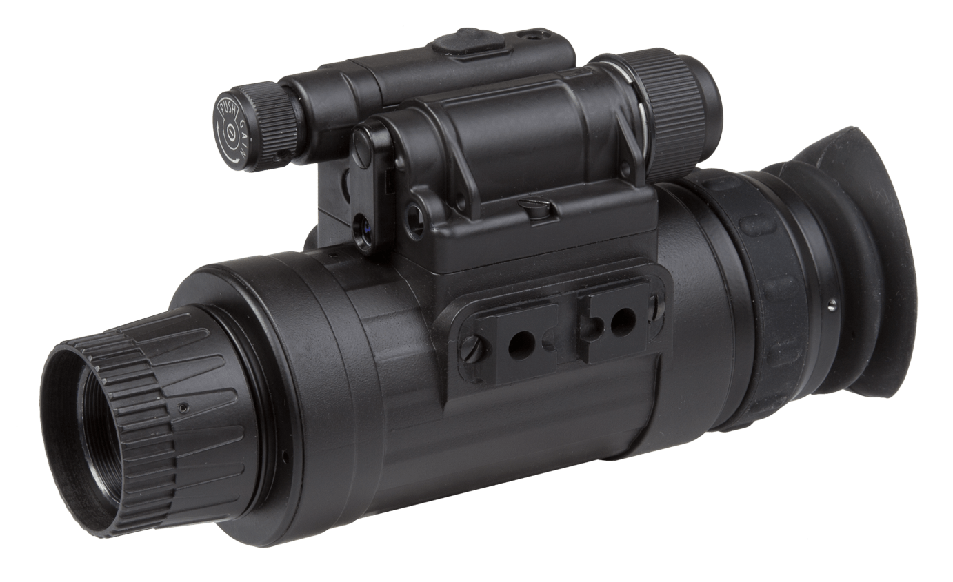 AGM GLOBAL VISION AGM Global Vision Wolf-14 NL2 Night Vision Monocular/Mountable Black 1x 27mm Generation 2+ Level 2 45-57 lp/mm Resolution 11W14122103021 Optics