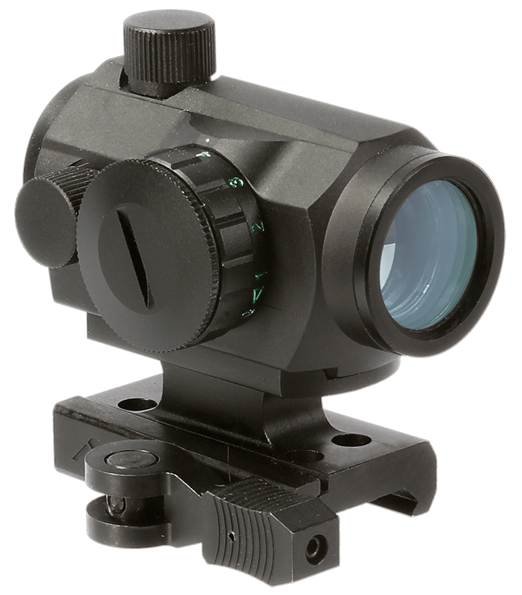 Aim Sports Aim Sports Micro Dot Absolute Co-Witness Matte Black 1x 20mm 4 MOA Dual (Red/Green) Illuminated Micro-Dot Reticle; RQDT125A Optics