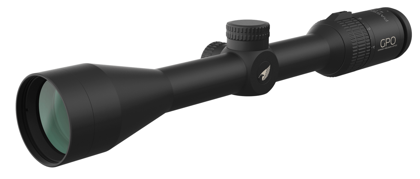 German Precision Optics Gpo Passion 3x Riflescope 4-12x42 Plex W/ Custom Turrets Optics and Accessories