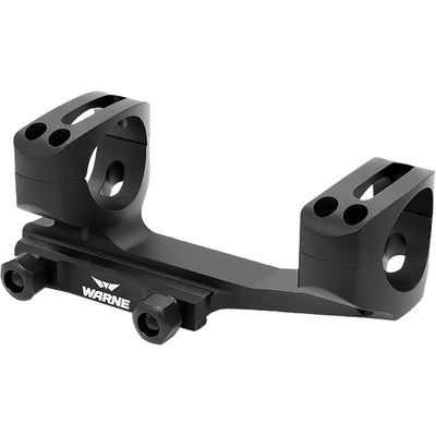 Warne Warne Fixed Msr Cantilever Scope Mount Matte Black 30mm Msr Ideal Height Optics and Accessories