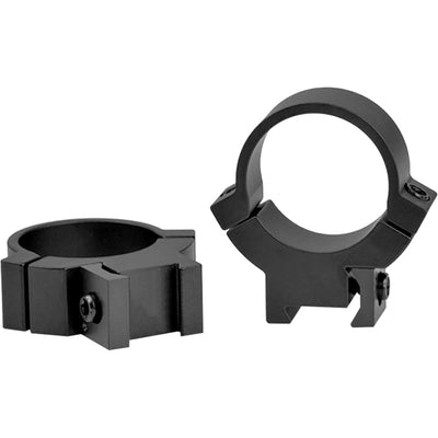 Warne Warne Maxima Horizontal Pa Rimfire Scope Rings 3/8 Dovetail Matte Black 1 In. Medium Optics and Accessories