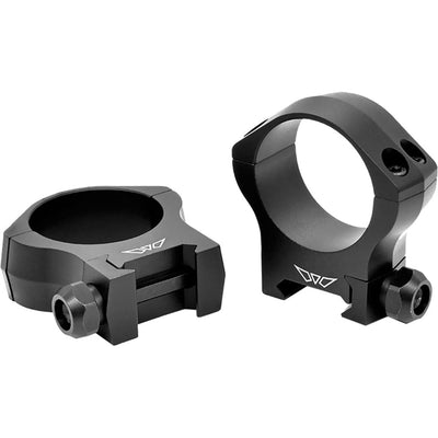 Warne Warne Mountain Tech Scope Rings Matte Black 34mm Medium Optics and Accessories