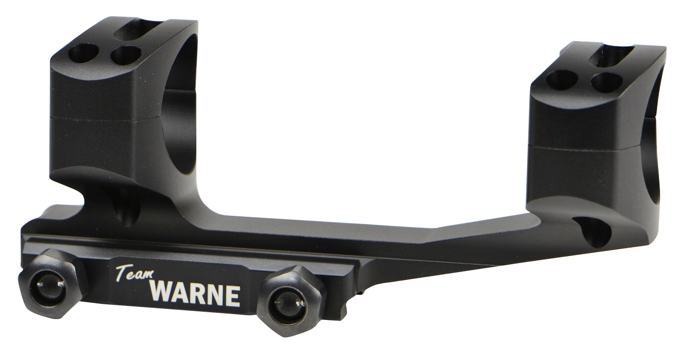 Warne Warne Msr Long Range Cantilever Scope Mount Matte Black 30mm Msr Ideal Height Optics and Accessories