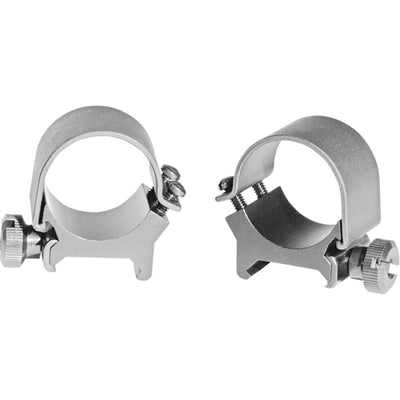 Weaver Weaver Detachable Top Mount Rings Silver 1 In. Ring Medium Optics and Accessories