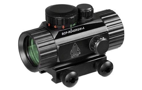 Leapers Leapers UTG 3.8in ITA Red Green CQB Dot Sight w Integral Mnt Optics And Sights
