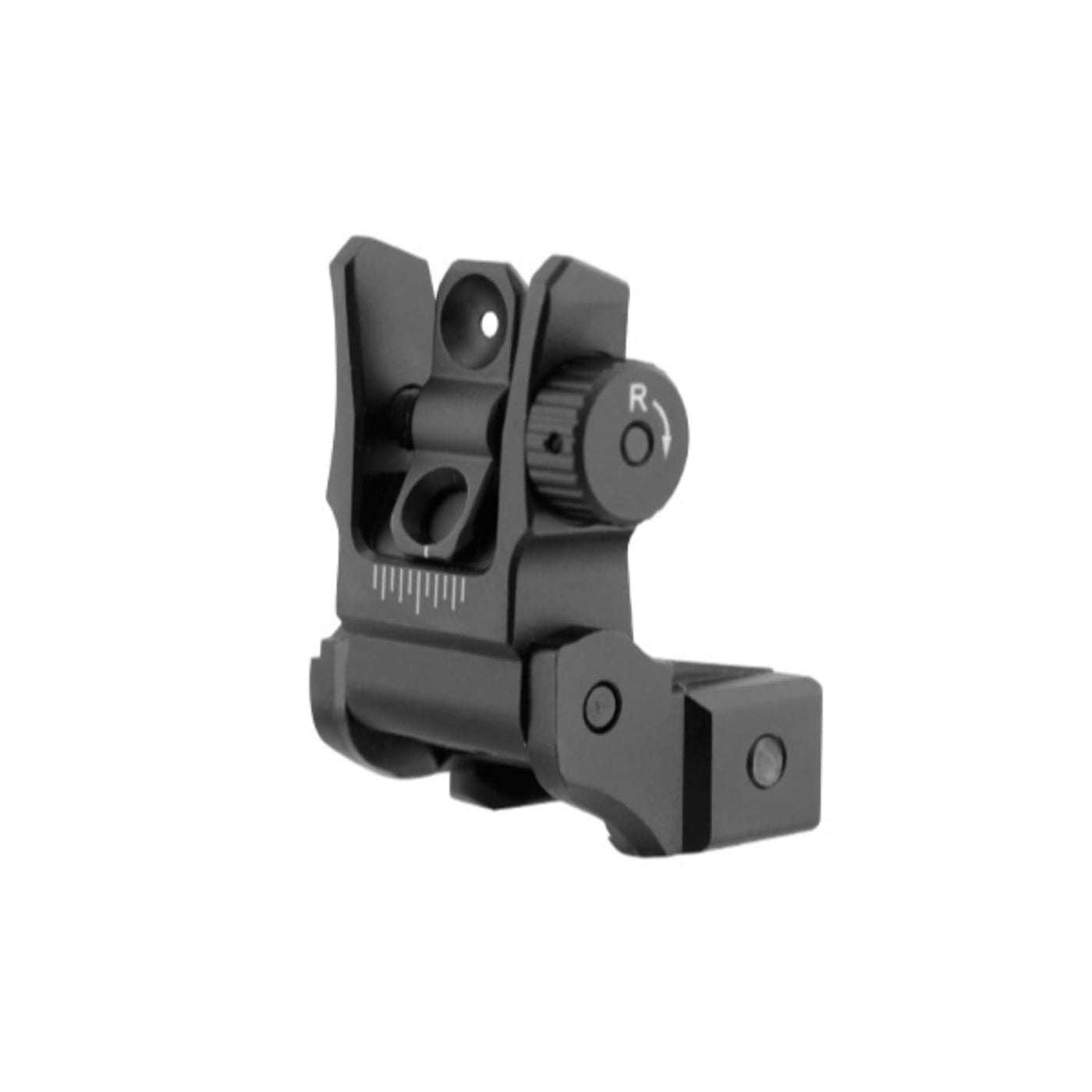 Leapers Leapers UTG AR15 Low Profile Flip-up Rear Sight w Dual Aim Optics And Sights