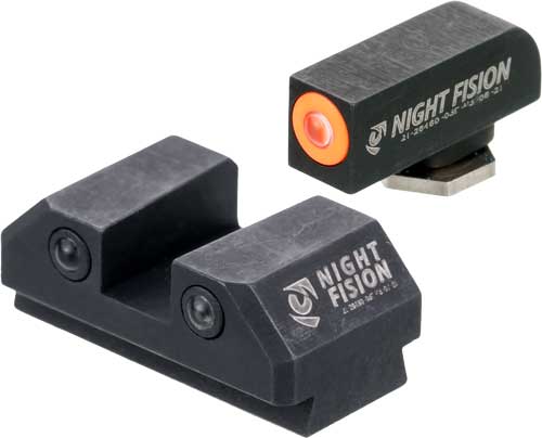 Night Fision Precision Tritium Night Fision Night Taurus G3c Ring Sq Blk Rear Orange Optics And Sights