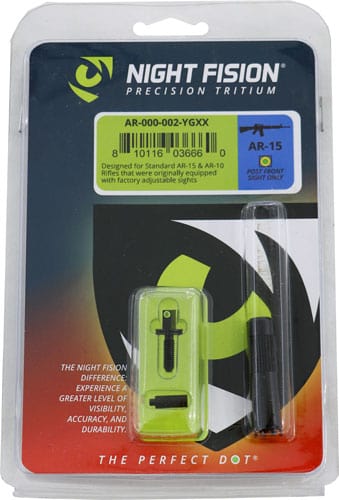 Night Fision Precision Tritium Night Fision Tritium AR15 Front Sight Post Ring Yellow Optics And Sights