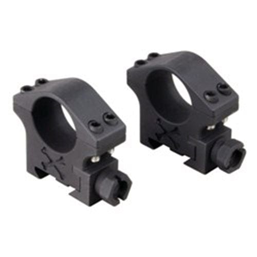 Talley Talley 1in Tactical Ring  Black Armor   Med Optics And Sights