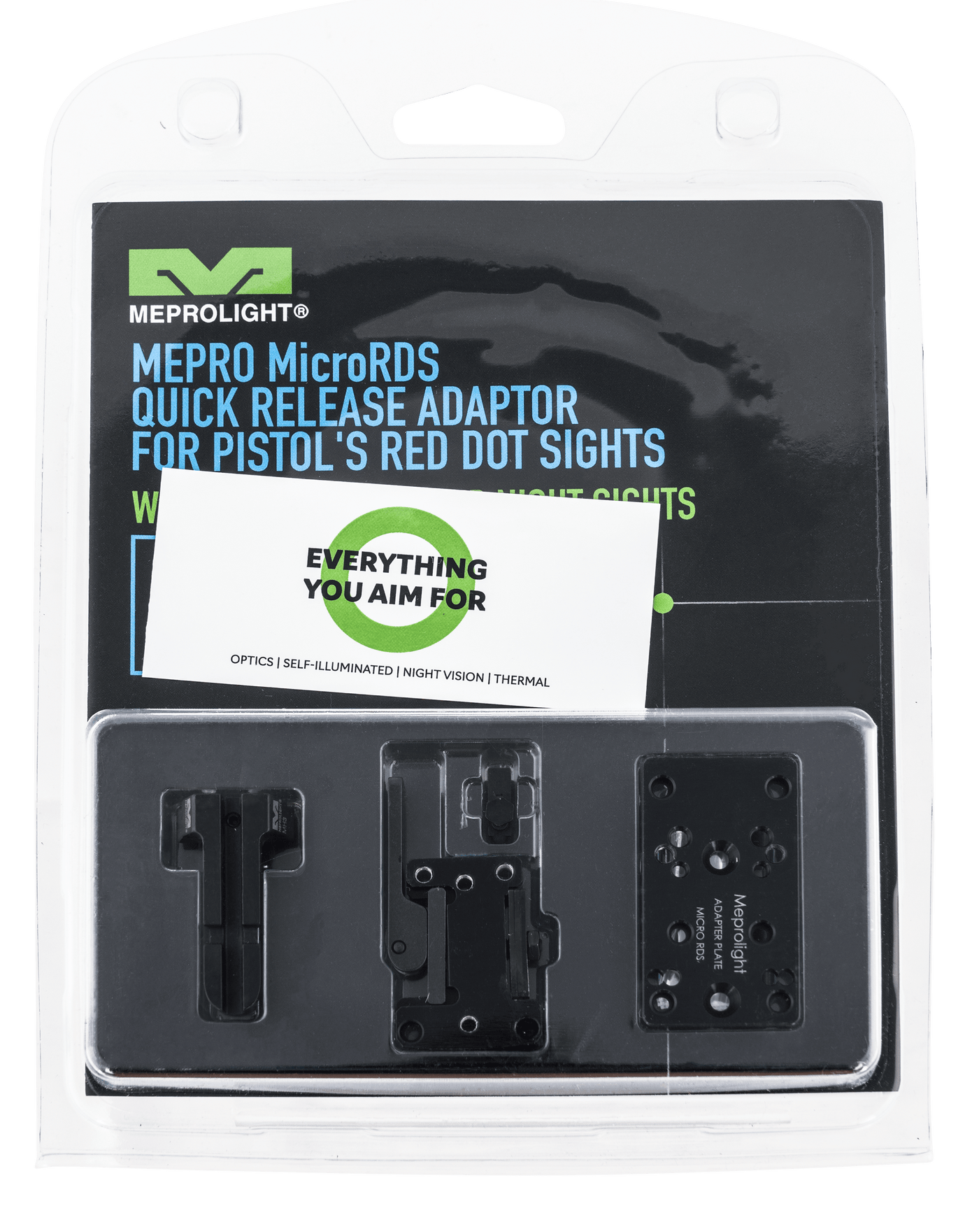 MEPRO USA LLC Mepro Usa Llc Mepro Micrords, Mepro 88071500   Micro Rds Adapter Glock Optics