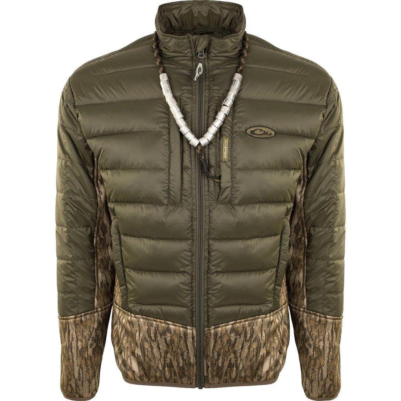 Drake LST Double Down Hybrid Liner Full Zip Jacket - MossyOak Bottomland