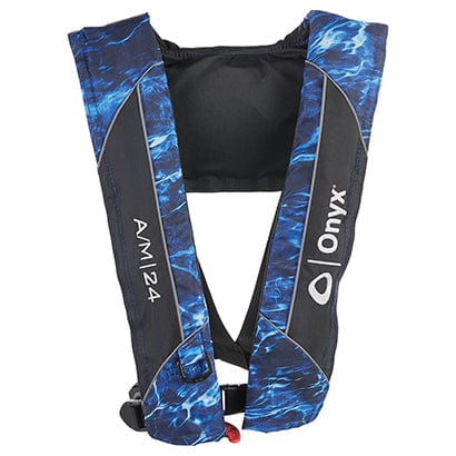 Onyx A/M-24 Inflatable Life Vest - Blue Marlin