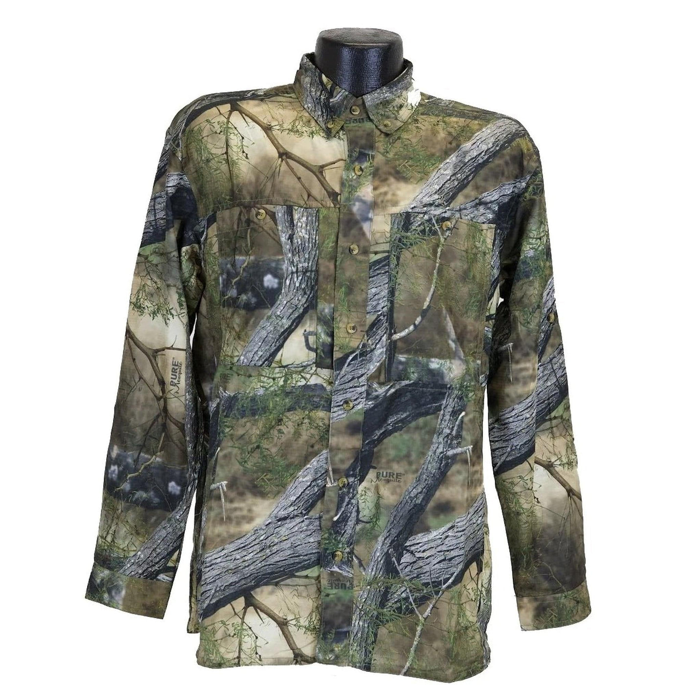 Pure Mesquite Gamehide Super-Light Camo Hunt Shirt - Long Sleeve Small Other
