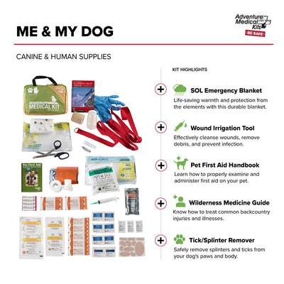 Adventure Medical Kits Adventure Medical Dog Series- Me & My Dog First Aid Kit Outdoor