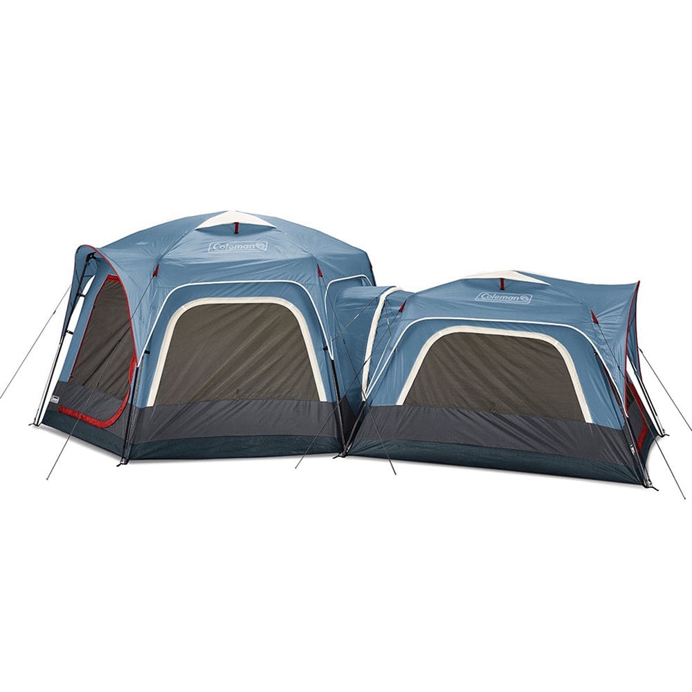 Coleman Coleman 3-Person & 6-Person Connectable Tent Bundle w/Fast Pitch Setup - Set of 2 - Blue Outdoor