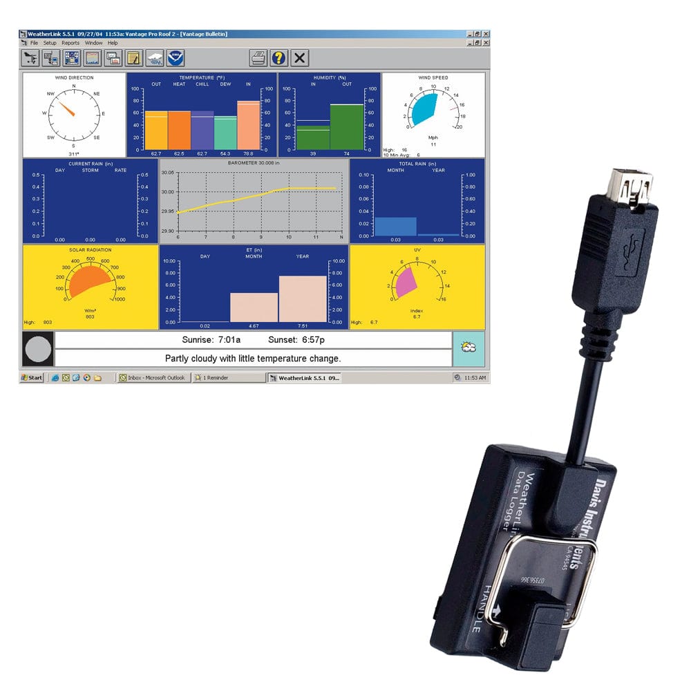 Davis Instruments Davis WeatherLink f/Vantage Pro2 & Vantage Vue® Outdoor